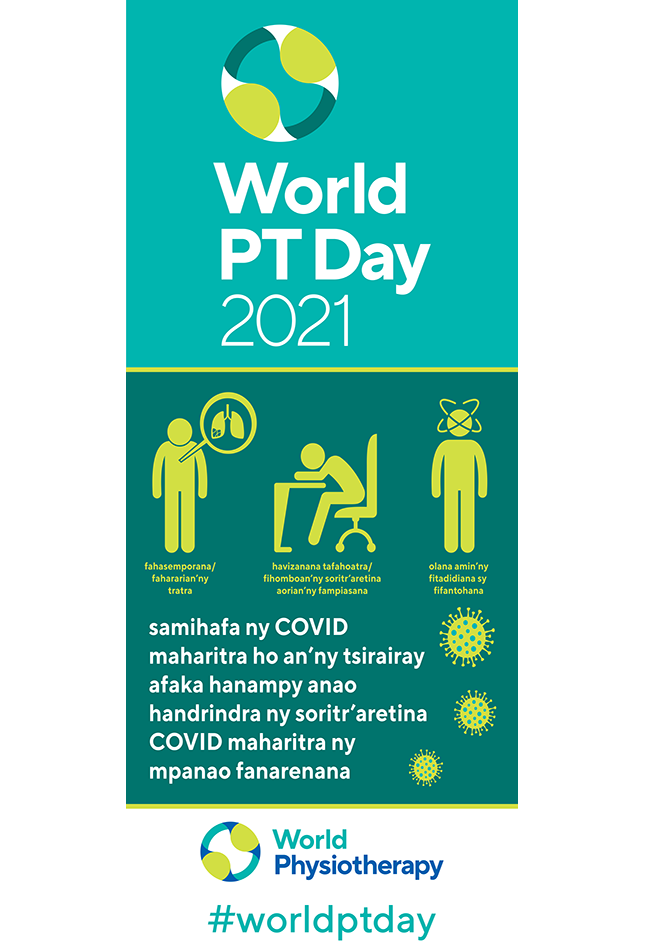 Image for World PT Day 2021 Banner in Malagasy