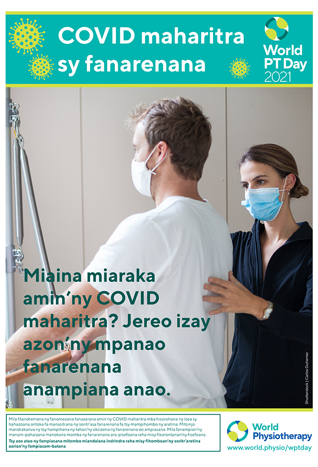 Image for World PT Day 2021 Poster 3 in Malagasy