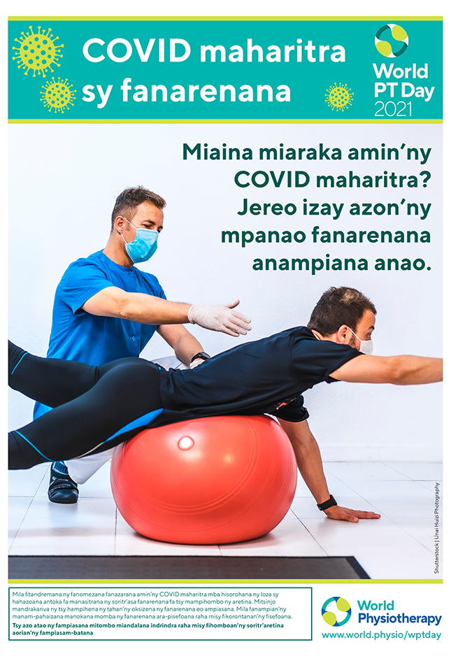 Image for World PT Day 2021 Poster 5 in Malagasy