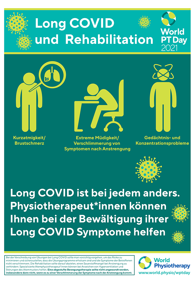 Image of World PT Day 2021 poster 1 in German