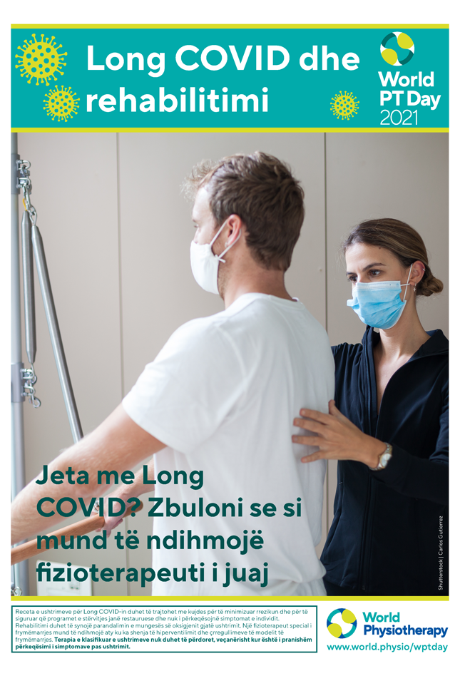 World PT Day poster 3. Albanian