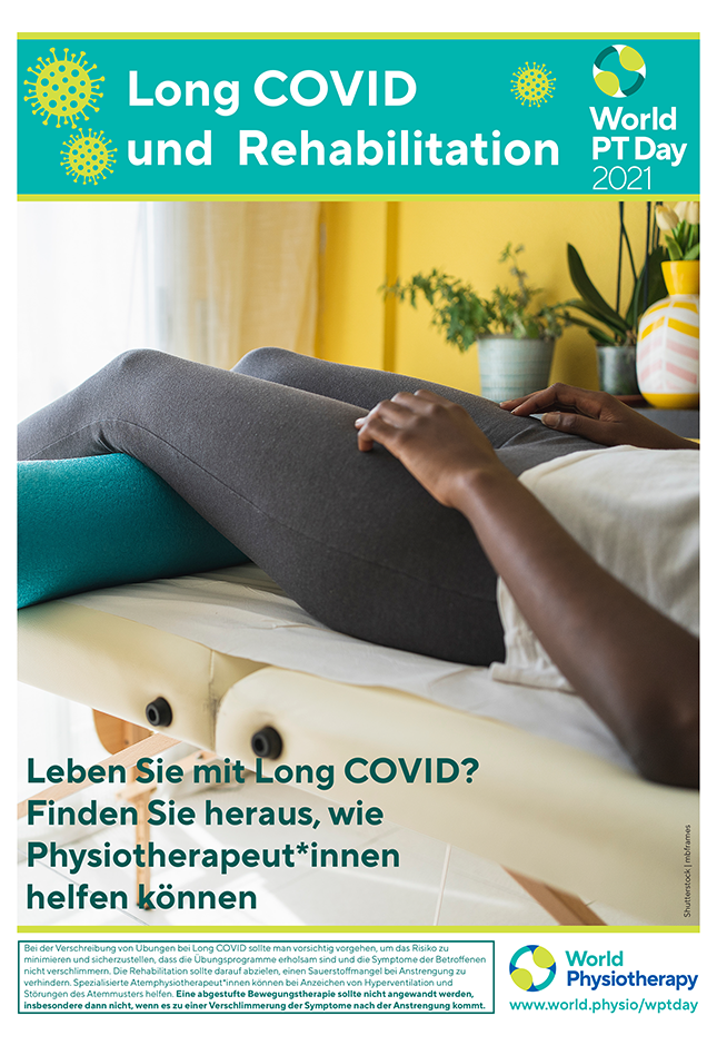 Image of World PT Day 2021 poster 4 in German