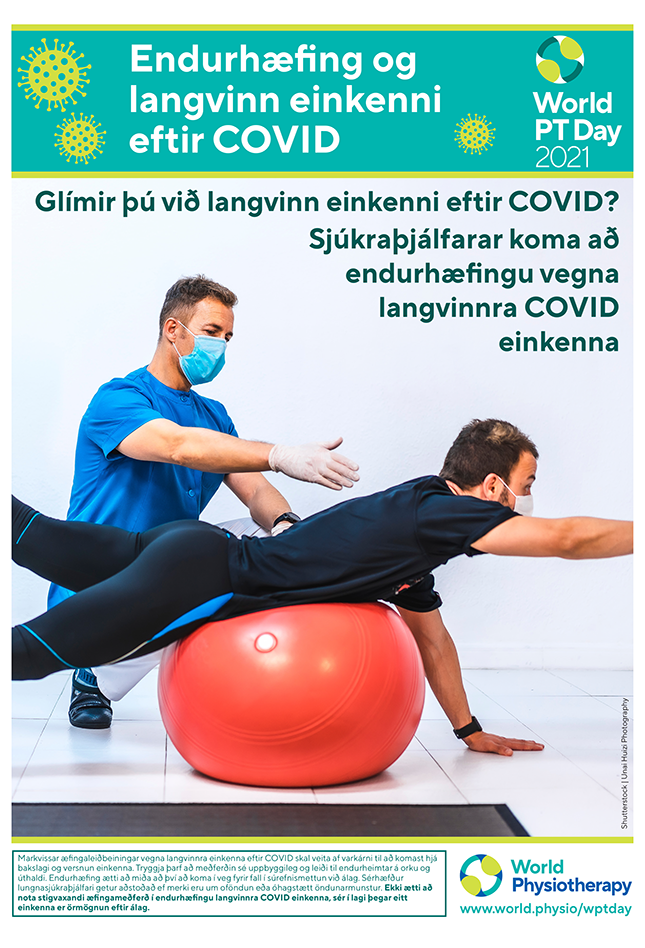 Image of World PT Day 2021 poster 5 in Icelandic