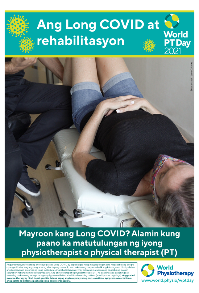 World PT Day poster 6. Filipino