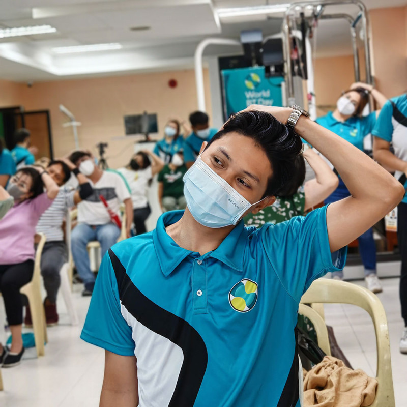 Photo of World PT Day activities in the Philippines