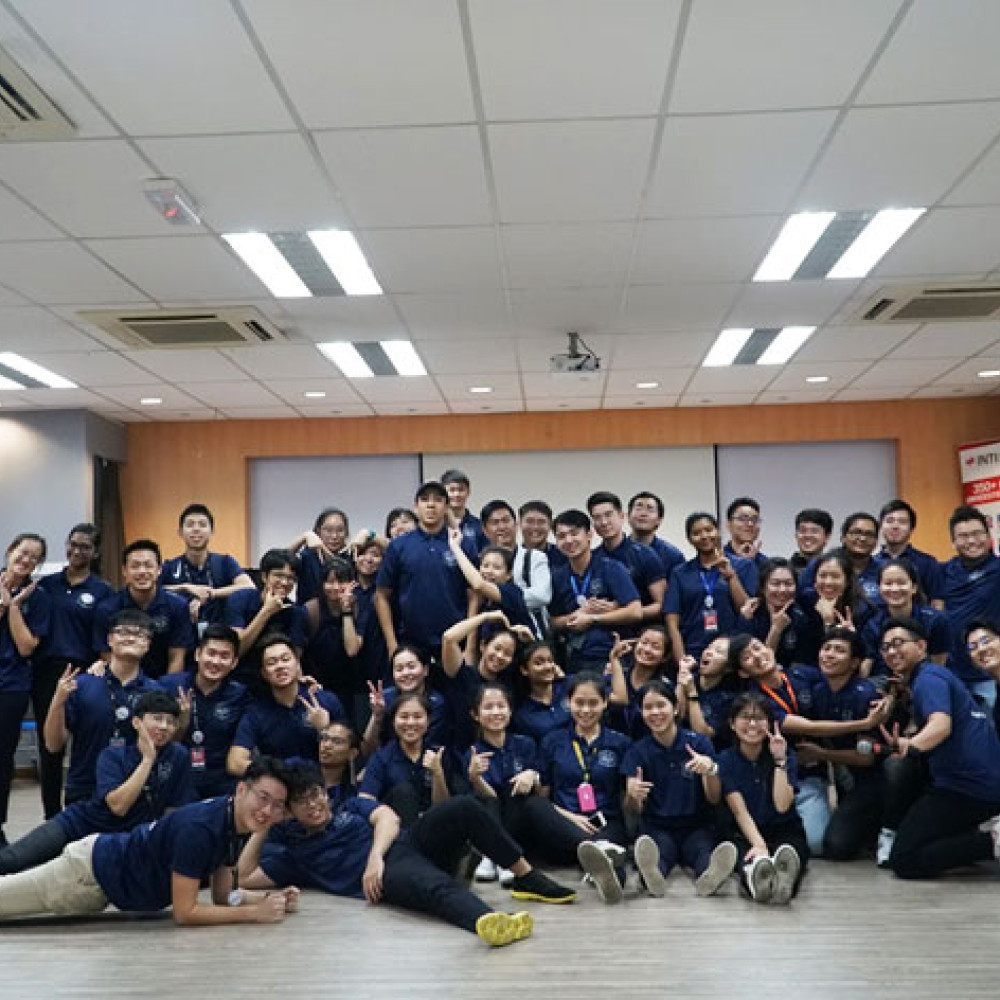 Photograph showing a celebration held in Malaysia to mark World PT Day 2019