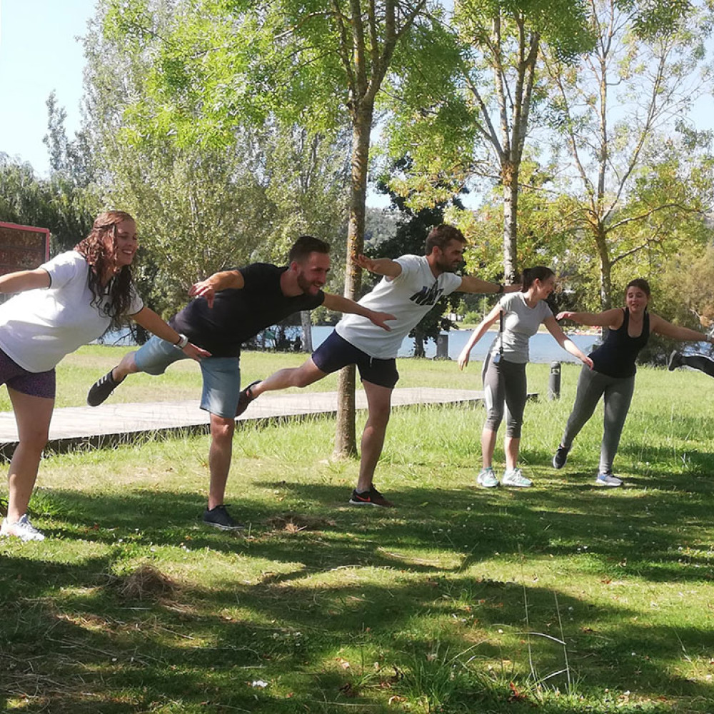 Photograph showing a celebration held in Portugal to mark World PT Day 2019