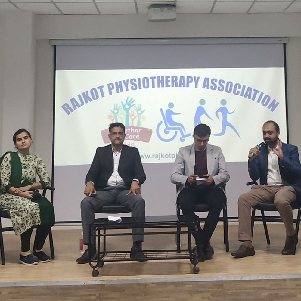Image of World PT Day 2020 activities held by RK University