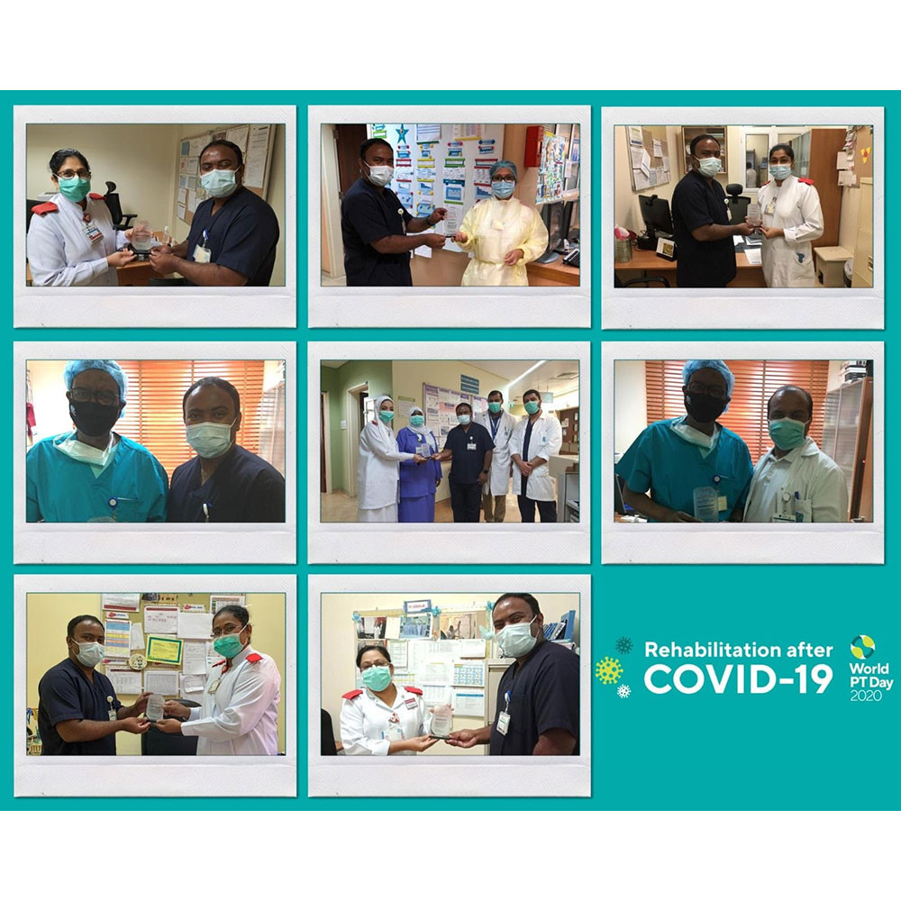 Photo of World PT Day 2020 celebrations at Heart Hospital, Hamad Medical Corporation
