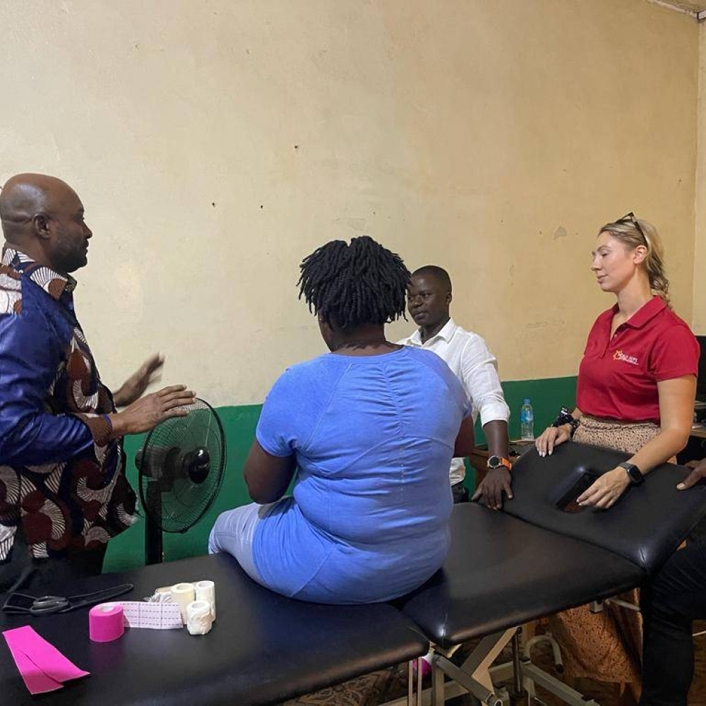 Jonathan Quartey at Sierra Leone bootcamp