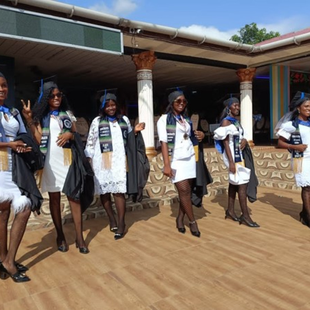 Graduation ceremony in Sierra Leone