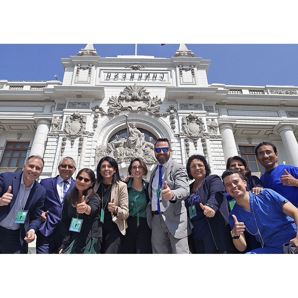 World Physiotherapy representatives at the Congress of the Republic of Peru