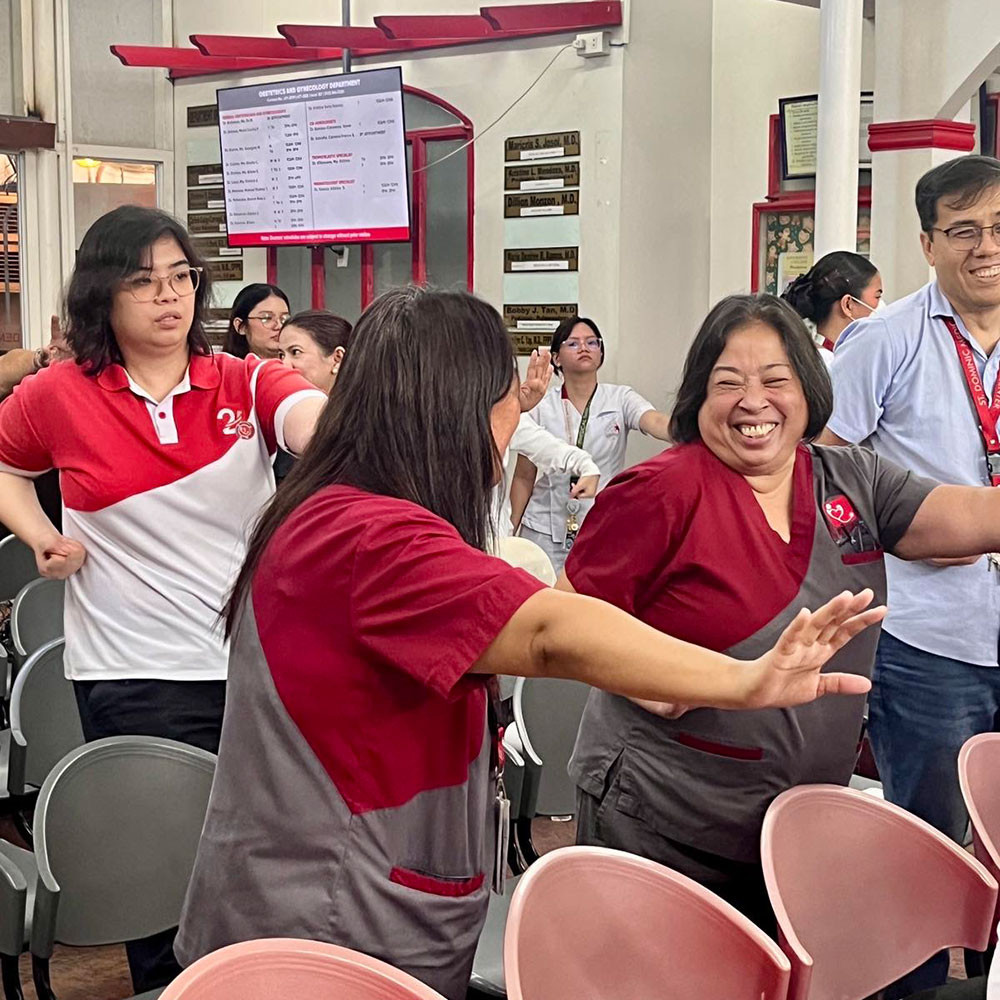 Photo showing activities held for World PT Day 2025 in the Philippines