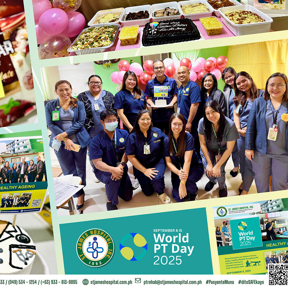 Photo showing activities held for World PT Day 2025 in the Philippines