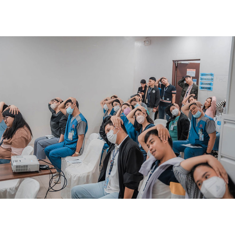 Photo showing activities held for World PT Day 2025 in the Philippines